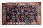 3.5x5.5 Vintage Indian Bijar Design Rug
