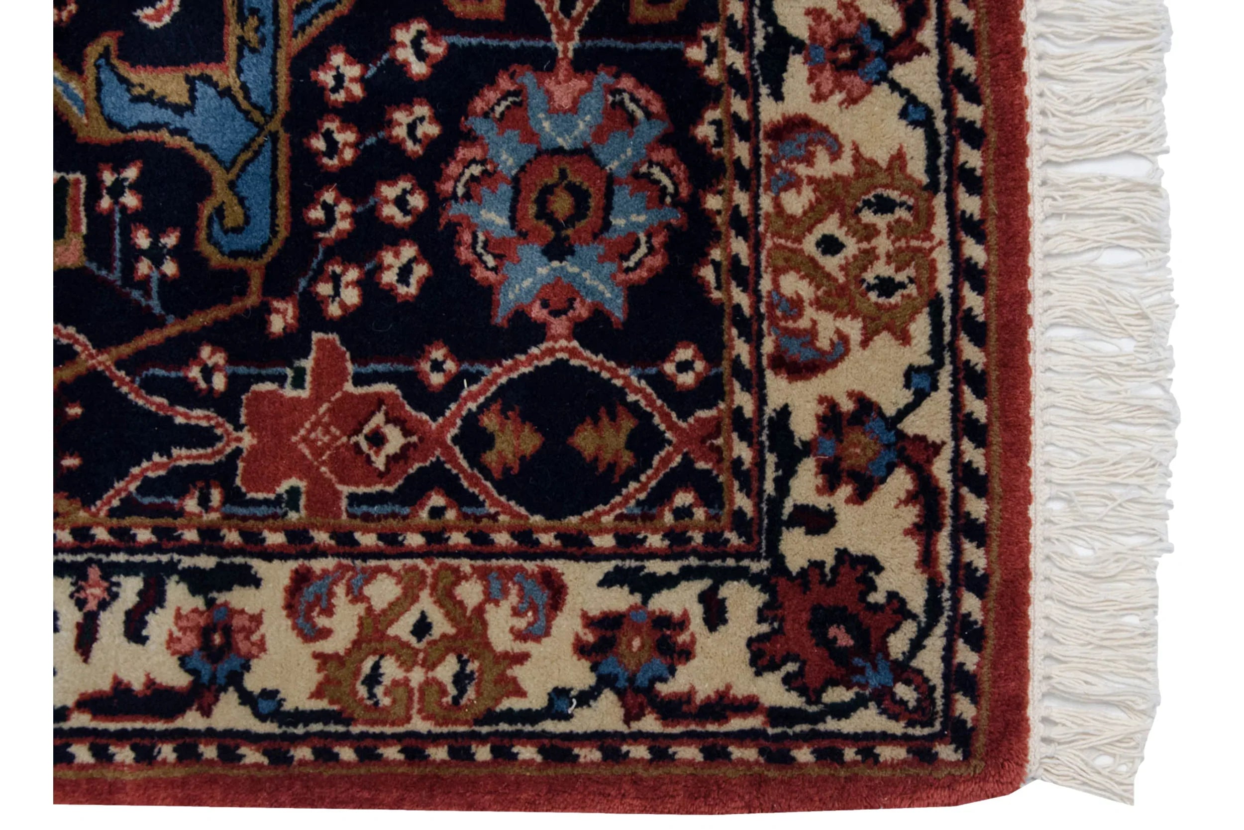 3.5x5.5 Vintage Indian Bijar Design Rug