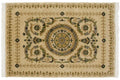 4x6 Vintage Indian Savonnerie Design Rug