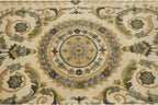 4x6 Vintage Indian Savonnerie Design Rug