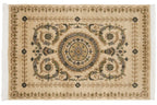 4x6 Vintage Indian Savonnerie Design Rug