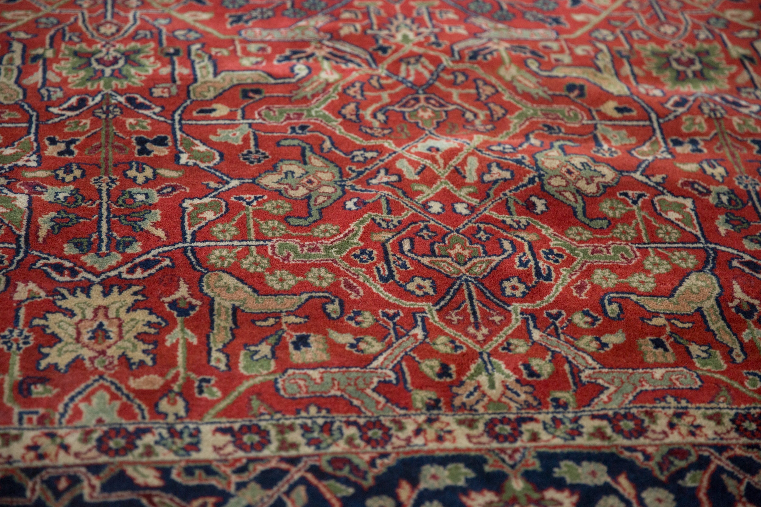 6x9 Vintage Agra Carpet