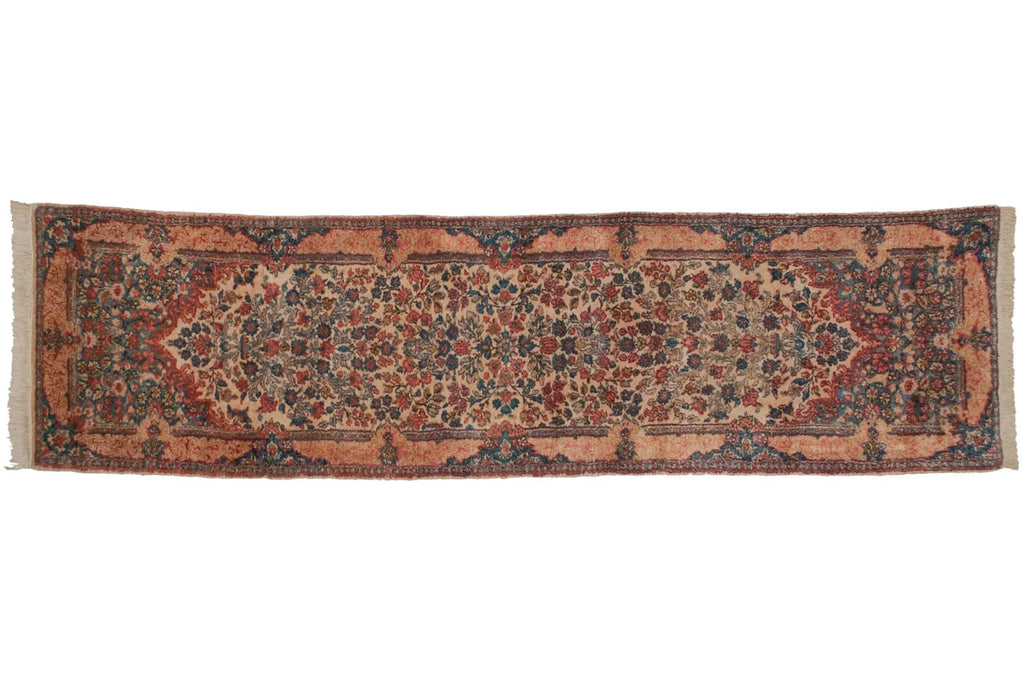 2.5x11 Vintage Kerman Rug Runner