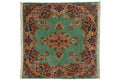 4.5x5 Vintage Kerman Square Rug