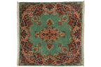 4.5x5 Vintage Kerman Square Rug