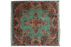 4.5x5 Vintage Kerman Square Rug