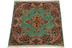 4.5x5 Vintage Kerman Square Rug