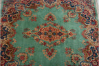4.5x5 Vintage Kerman Square Rug
