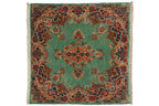 4.5x5 Vintage Kerman Square Rug