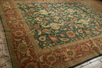 9x11.5 Vintage Indian Serapi Design Carpet
