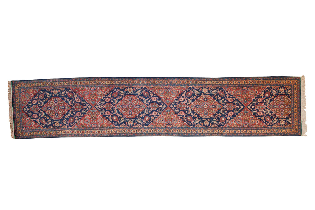 3x16 Vintage Tabriz Rug Runner