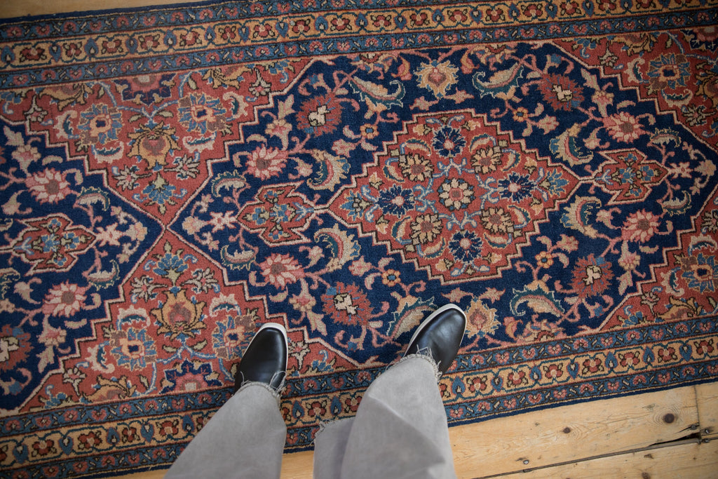 3x16 Vintage Tabriz Rug Runner