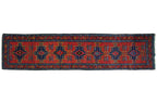 3.5x14 Antique Northwest Persian Rug Runner