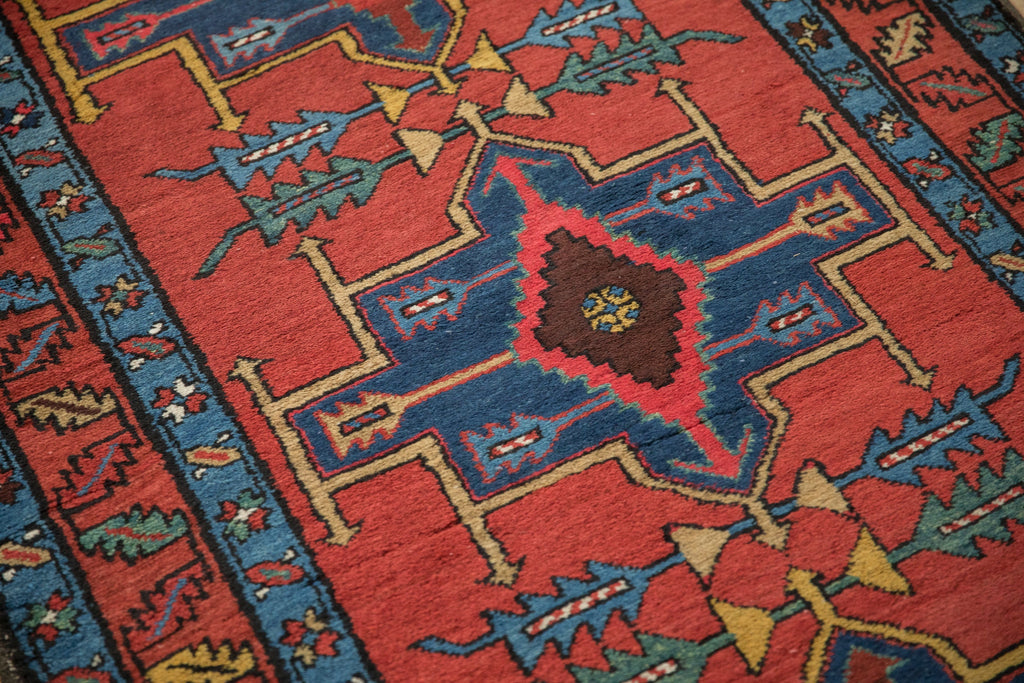 3.5x14 Antique Northwest Persian Rug Runner