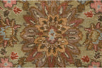 11.5x13 Vintage Tabriz Square Carpet