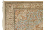 11.5x13 Vintage Tabriz Square Carpet