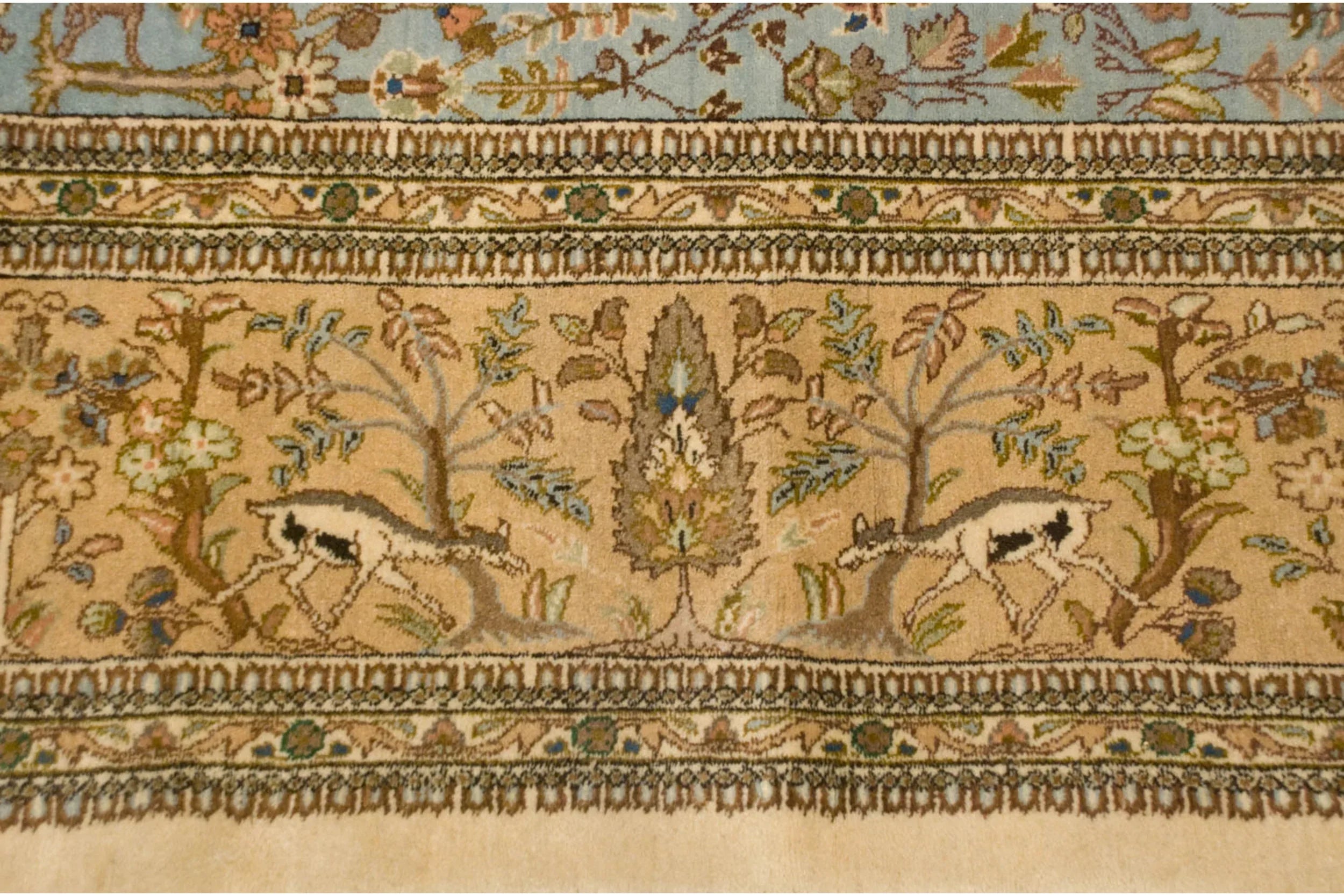 10x13 Vintage Tabriz Carpet
