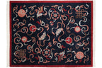 8x10 Vintage Contemporary Indian Peking Design Carpet