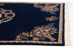 6x9 Vintage Indian Aubusson Design Carpet