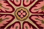 6x9 Vintage Indian Aubusson Design Carpet