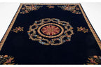6x9 Vintage Indian Aubusson Design Carpet