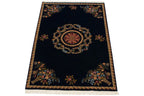 6x9 Vintage Indian Aubusson Design Carpet