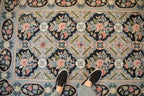 4x6 Vintage Chainstitch Rug
