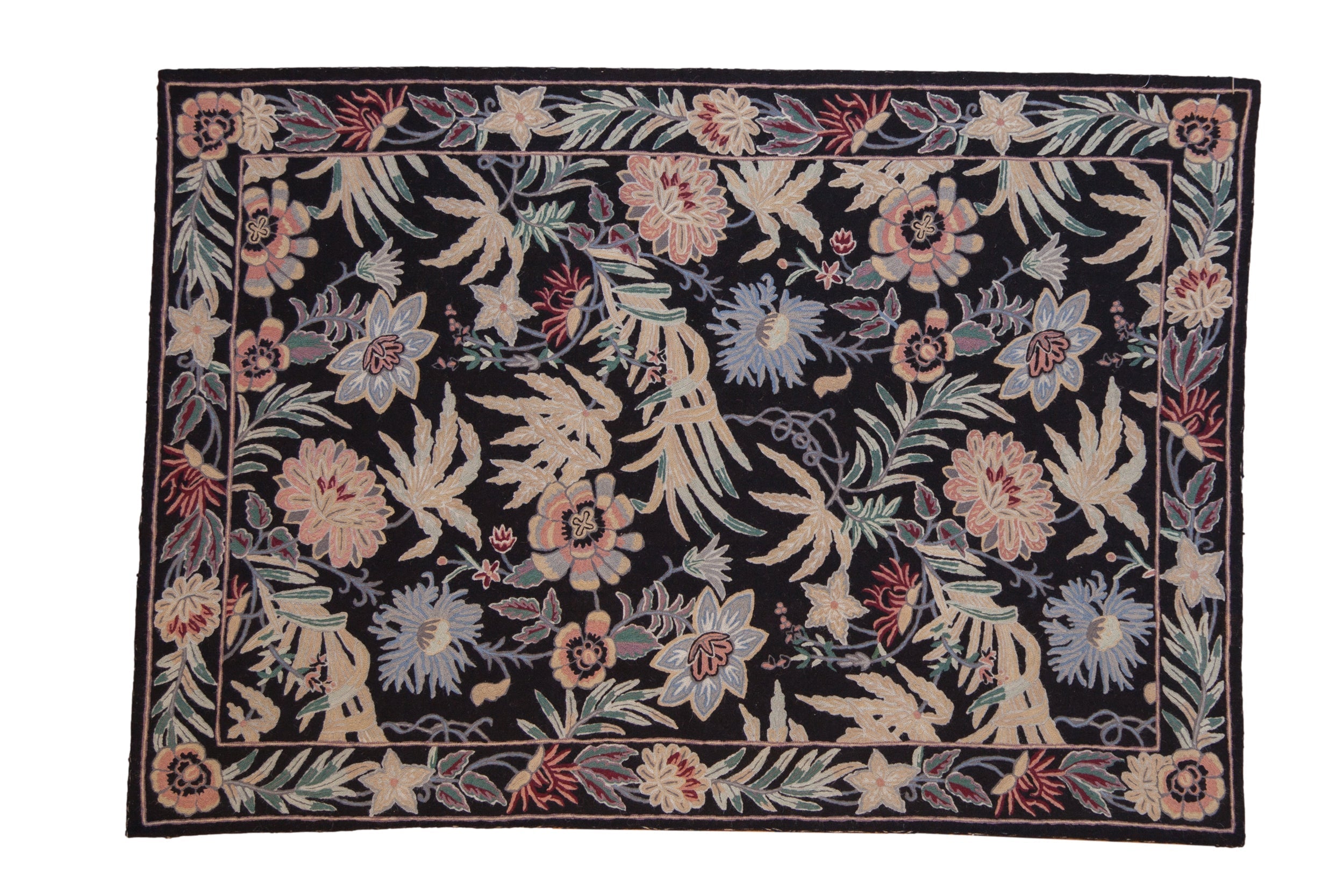 4x6 Vintage Chainstitch Rug