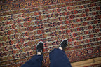 4x11.5 Vintage Hamadan Rug Runner