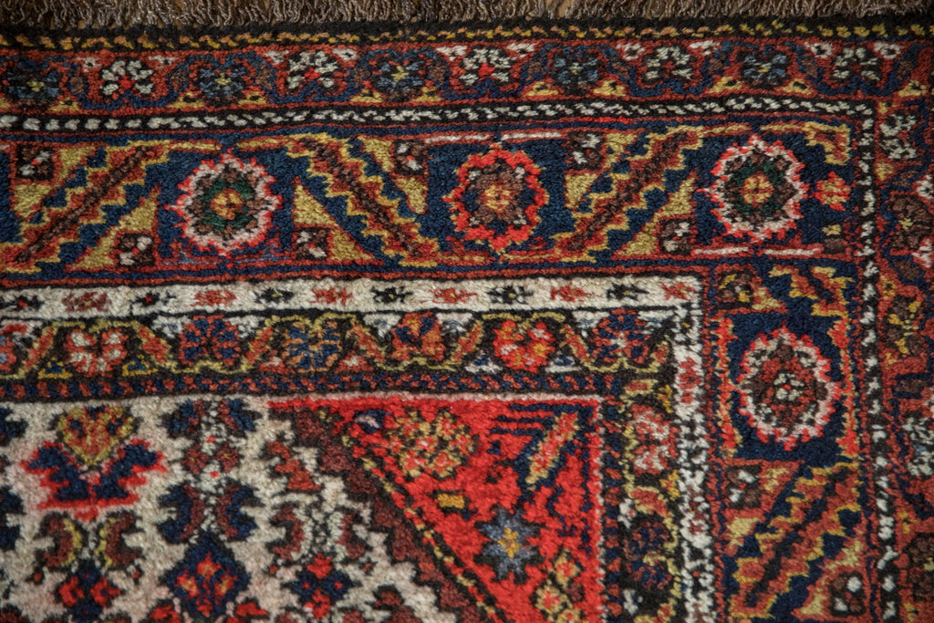 4x11.5 Vintage Hamadan Rug Runner