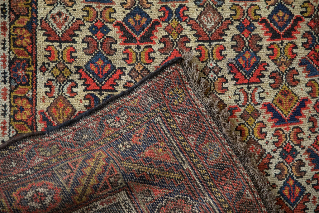 4x11.5 Vintage Hamadan Rug Runner