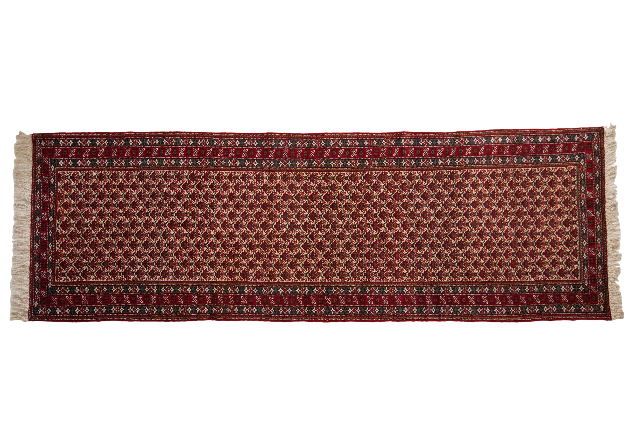 4x12 Vintage Fine Ardebil Rug Runner
