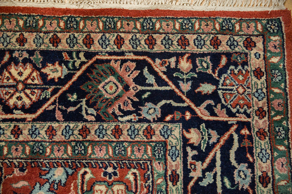 7.5x10 Vintage Indian Bijar Design Carpet