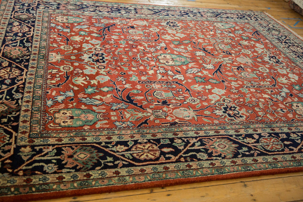 7.5x10 Vintage Indian Bijar Design Carpet
