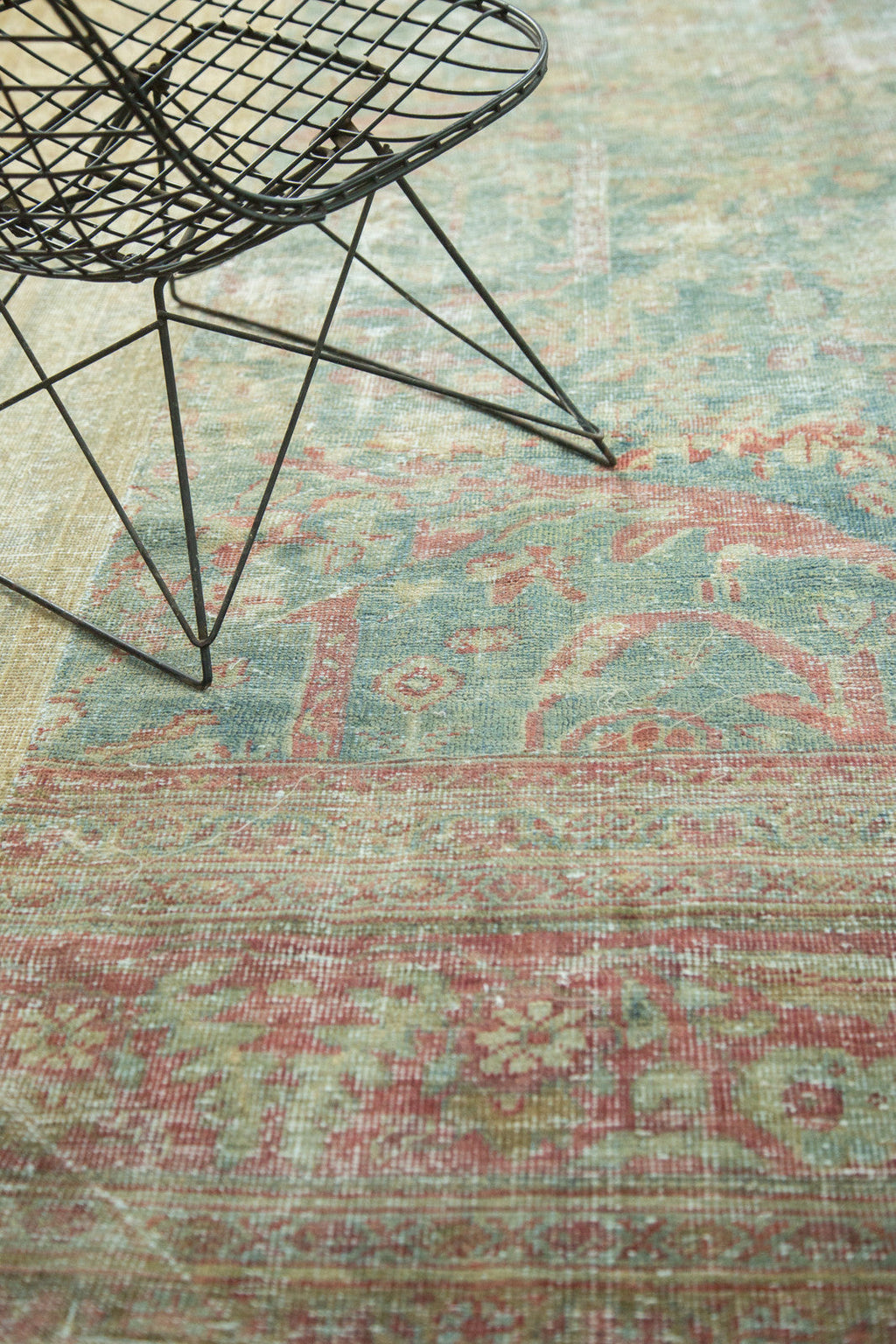10x11 Antique Mahal Square Carpet