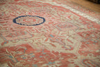 9x12 Antique Serapi Carpet