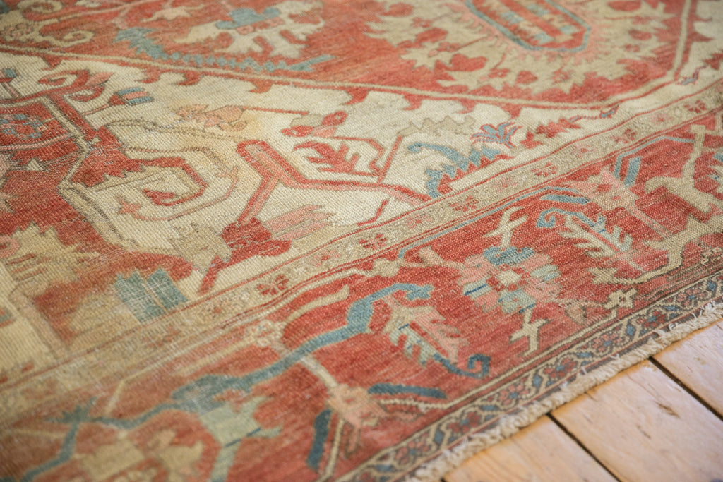 9x12 Antique Serapi Carpet