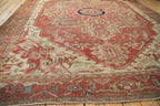 9x12 Antique Serapi Carpet