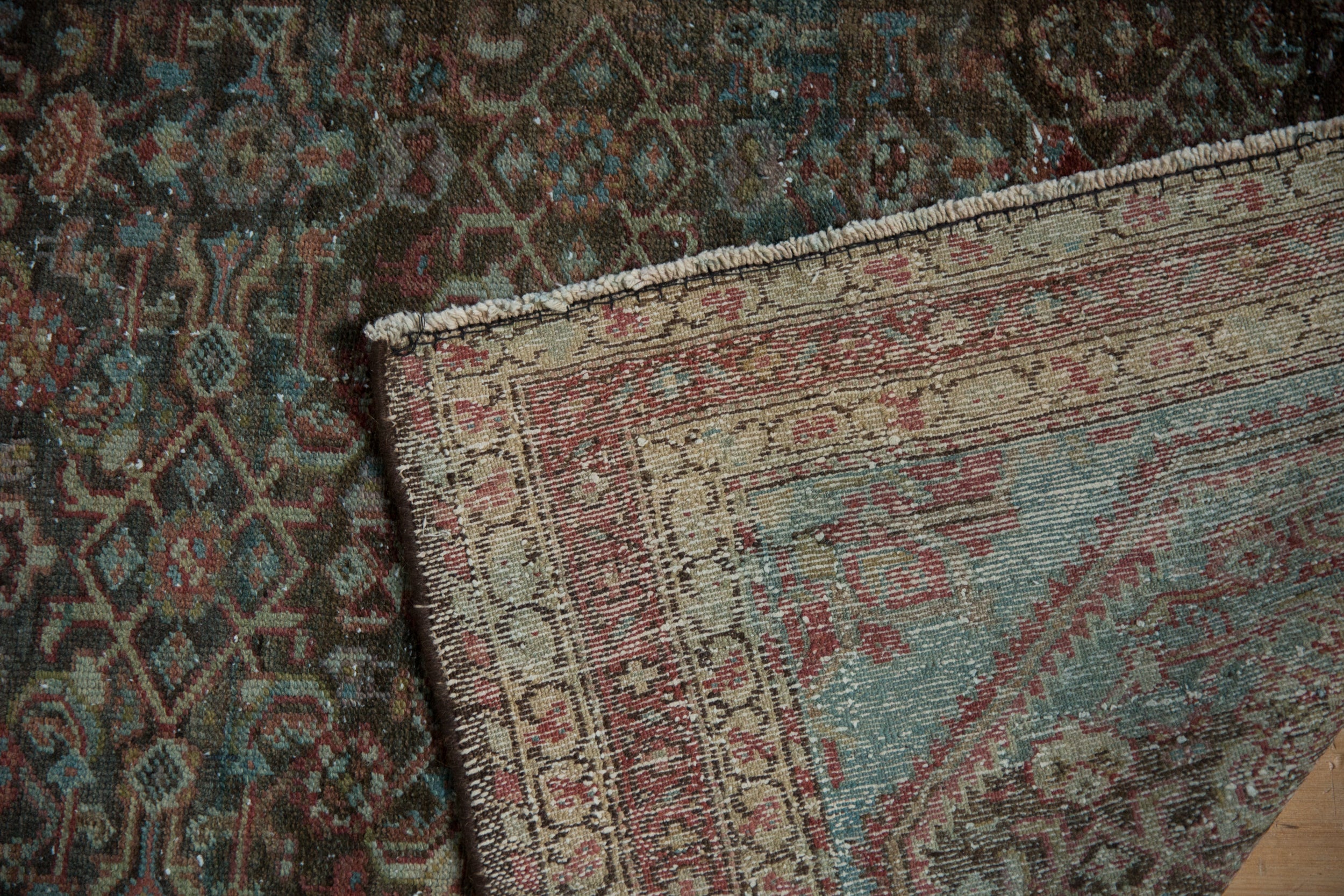3.5x5 Vintage Distressed Malayer Rug