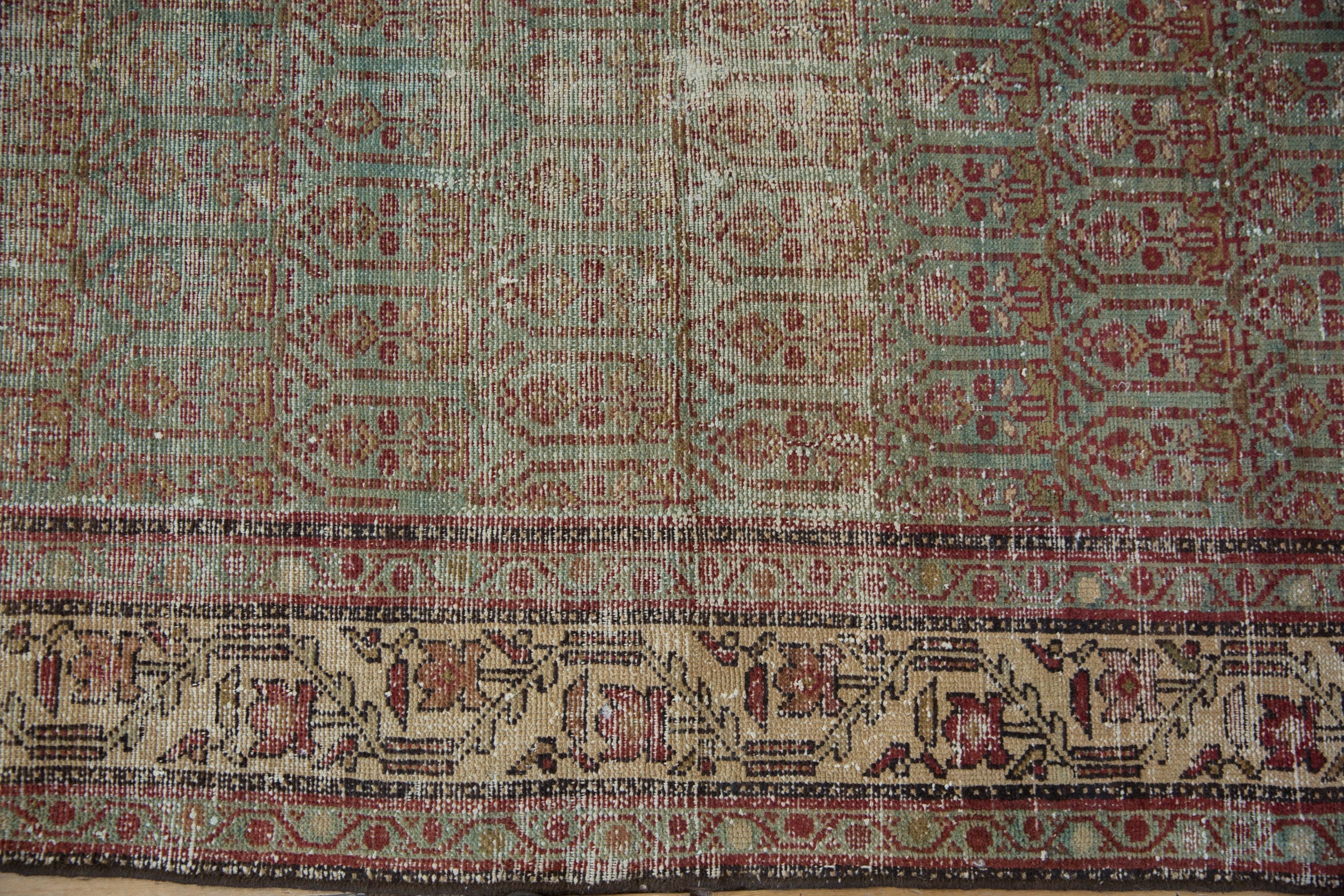 4x6 Vintage Distressed Hamadan Rug
