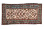 3x6 Vintage Distressed Hamadan Rug Runner
