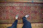 3x14.5 Vintage Distressed Fragment Malayer Rug Runner