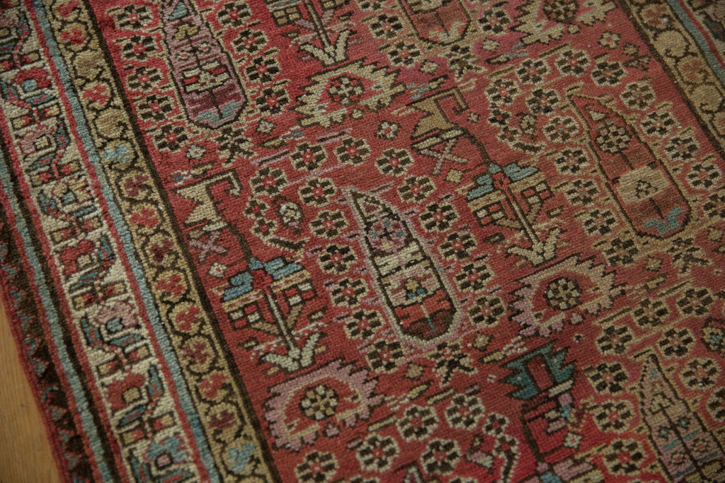 3x14.5 Vintage Distressed Fragment Malayer Rug Runner
