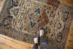 4x5.5 Antique Haji Jalili Tabriz Rug